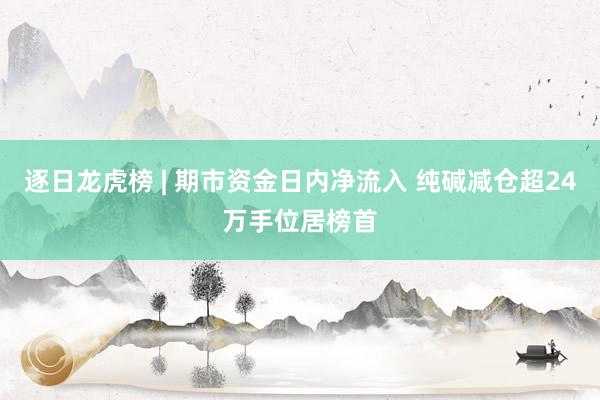 逐日龙虎榜 | 期市资金日内净流入 纯碱减仓超24万手位居榜首