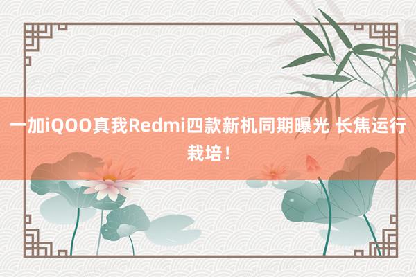 一加iQOO真我Redmi四款新机同期曝光 长焦运行栽培！